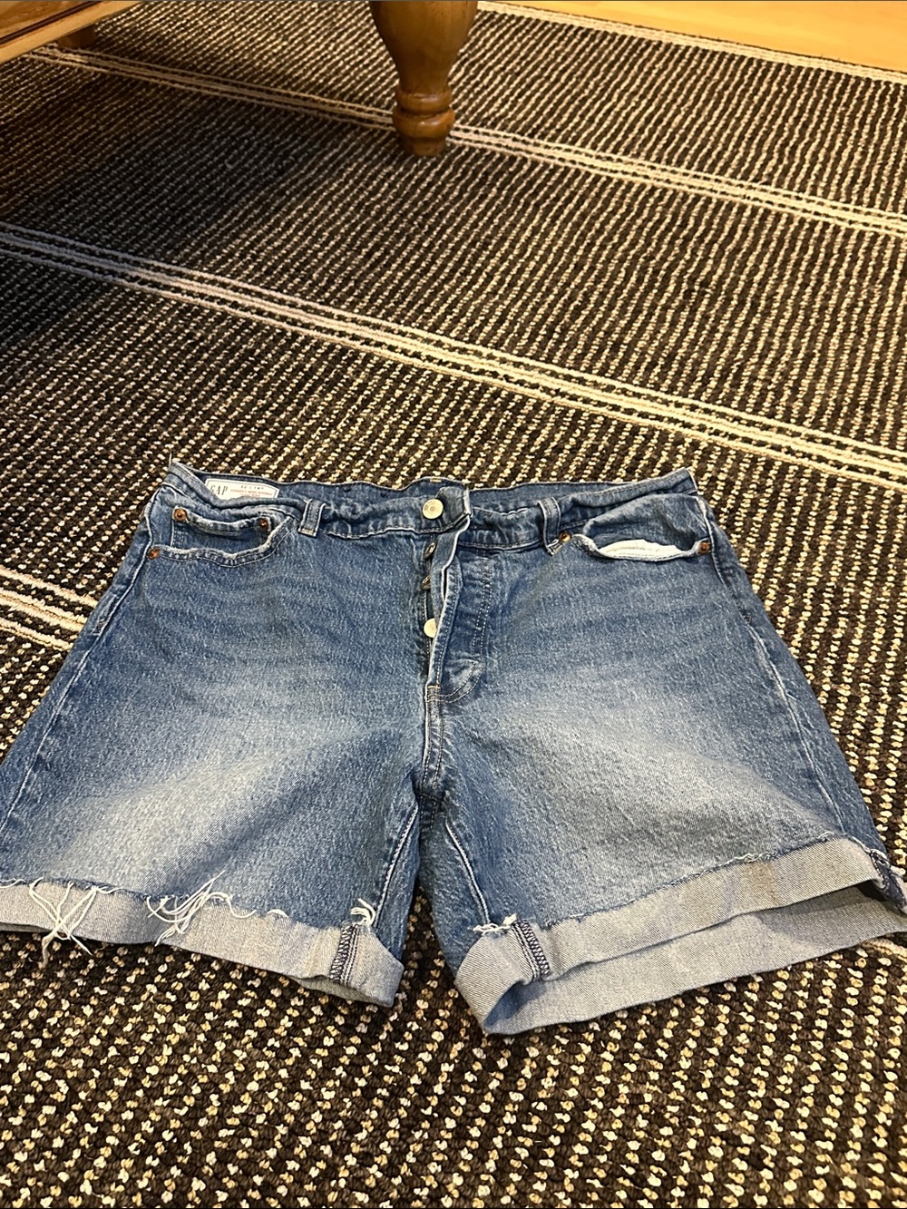 Gap Denim Roll-Cuff Women’s Shorts - Blue